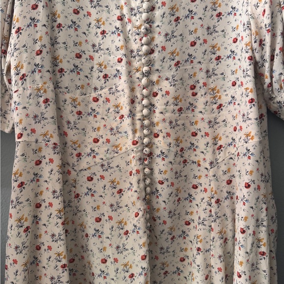 Doen Floral Cream Dress - Picture 6 of 8